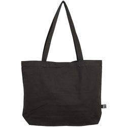 Black Shopping Tote Bag