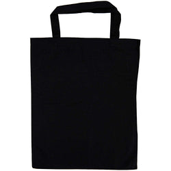 Tote Bag Black Short Handle
