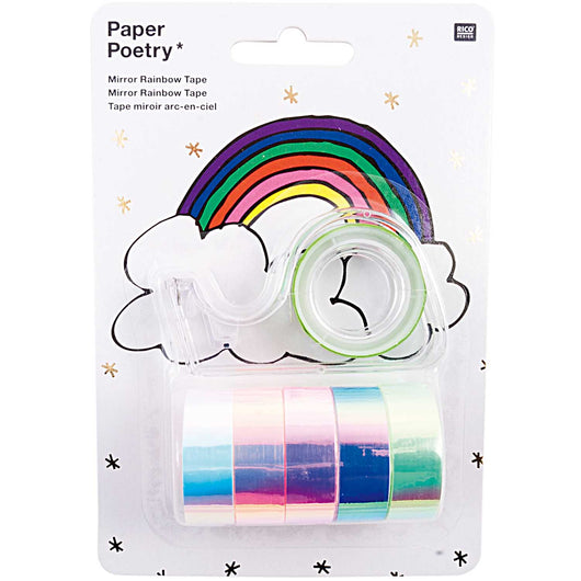 Mirror Rainbow Tape 6 pcs