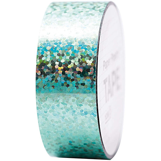 Paper Poetry Holographic Tape - Turquoise Dots