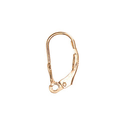 Jewellery Hooks 925 Sterling Silver, 24 Carat Gold-Plated