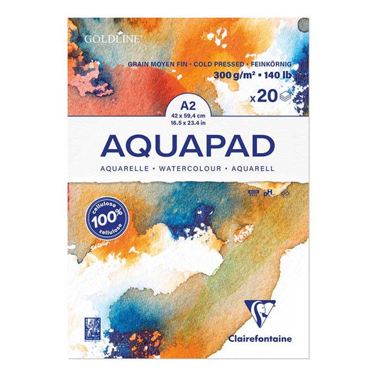 A2 Goldline Aqua Watercolour Pad 300gsm (20 sheets) - Art Academy Direct malta
