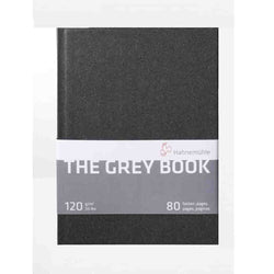 The Grey Book, Hardbound Sketchbook, A4