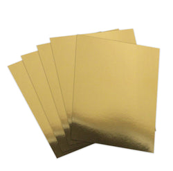 A4 Metal Cardboard Sheet Gloss Gold - Art Academy Direct malta