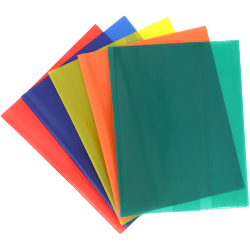 A5 Exercise Book Plastic Covers (Various Colours) - Art Academy Direct malta
