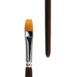 Acrylic/Oil Brush Golden Synthetic Flat (Long Handle) - Art Academy Direct malta