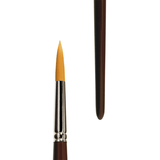 Acrylic/Oil Brush Golden Synthetic Round (Long Handle) - Art Academy Direct malta