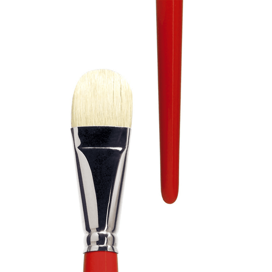 Acrylic/Oil Brush Hog Hair - Filbert - Art Academy Direct malta