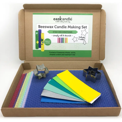 Eazicandle Beeswax Candle Making Kit - Stars Decorations