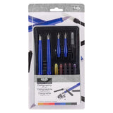 Calligraphy Fountain Pen Set - 16 pc - Art Academy Direct malta