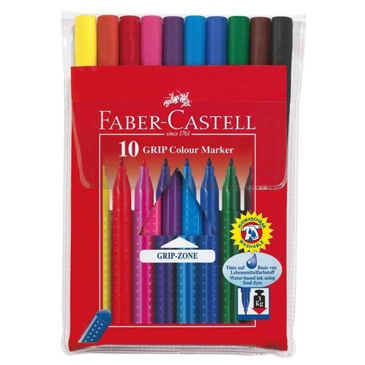 Faber-Castell Grip Colour Markers - Set of 20