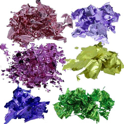 Coloured Metal Foil Flakes Set of 6 - Art Academy Direct malta