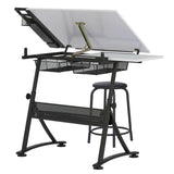 Fusion Craft Centre With Table, Stool and Storage Tray - Art Academy Direct