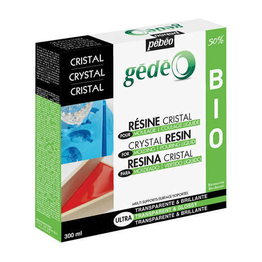 Gedeo Bio-Based Crystal Resin Kit 300ml - Art Academy Direct malta