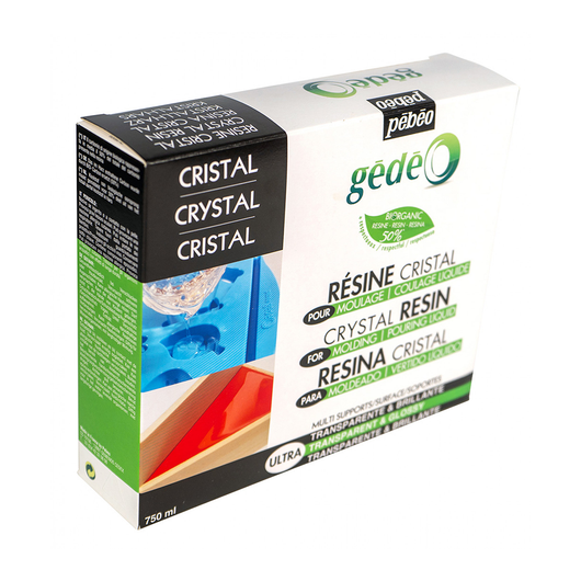 Gedeo Bio-Based Crystal Resin Kit 750ml - Art Academy Direct malta