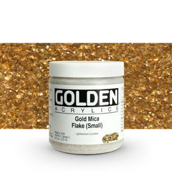 Gold Mica Flake (Small) - Art Academy Direct
