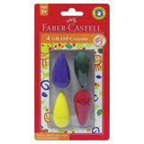 Grasp Plastic Crayons - Set of 4 (Ages 3+) - Art Academy Direct