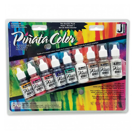 Jacquard Pinata Alcohol Ink Overtones Exciter Pack - Art Academy Direct
