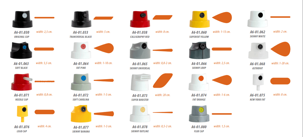 Loop Spray Paint Caps - Calligraphy Red Cap – Art Academy Direct