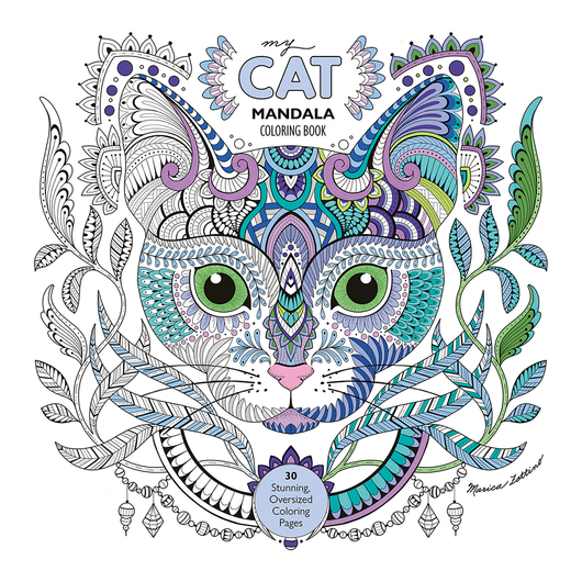 My Cat Mandala Coloring Book