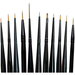 Mini Majestic™: Detail Set of Brushes (11 pcs) - Art Academy Direct malta