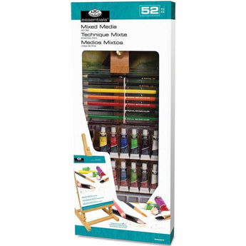 Mixed Media Medium H-Easel Art Set of 52 Pieces - Art Academy Direct