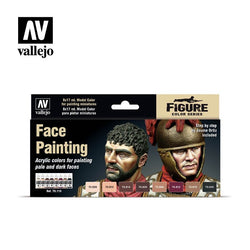 Model Color Face Painting Set (8 x 17ml) - Art Academy Direct malta