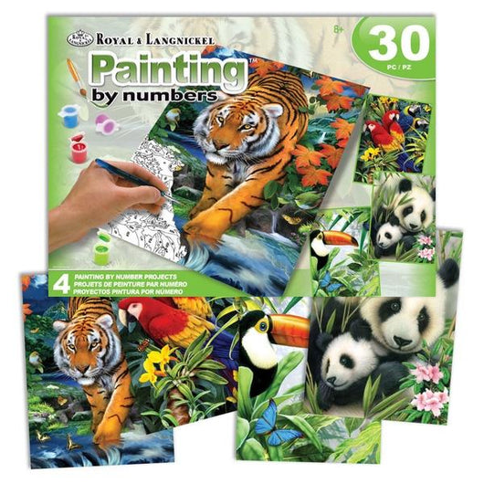 Paint by Numbers Activity Set (4 Projects) Ages 8+ - Art Academy Direct malta
