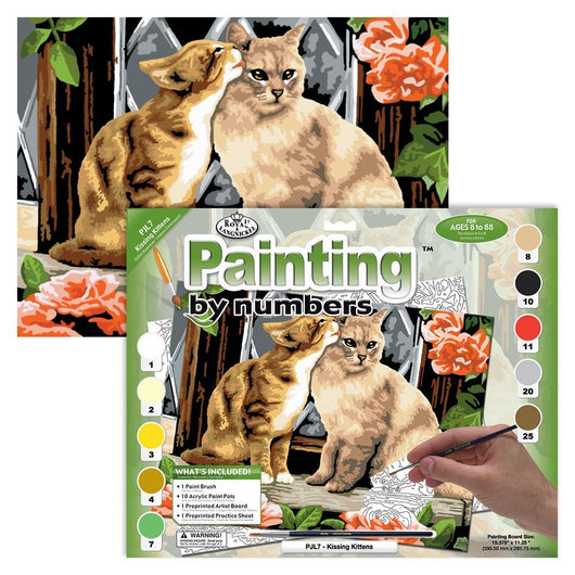 Paint by Numbers (Junior) - Kissing Kittens (Ages 8+) - Art Academy Direct malta