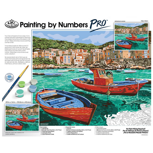 Paint by Numbers PRO - Crepuscolo in Languna (Adults) - Art Academy Direct malta