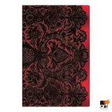 Paperblanks - Lace Allure (Rouge Boudoir) - Art Academy Direct