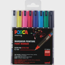 POSCA PC1MR Basic Colors -  Set of 8