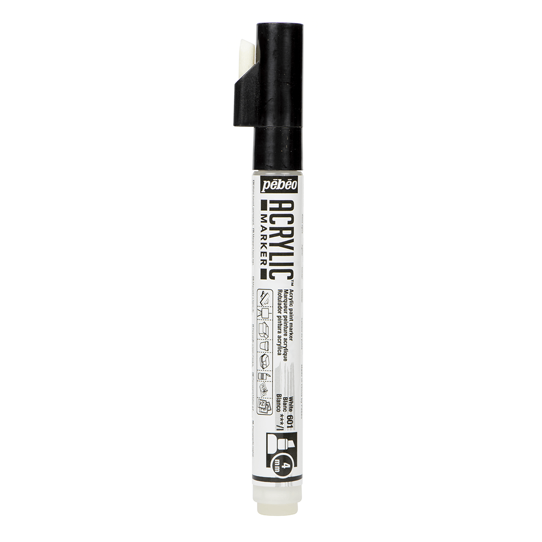 Pebeo Acrylic Paint Marker, Chisel Tip (4mm) – Art Academy Direct