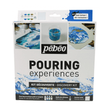 Pebeo Acrylic Pouring Experiences Discovery Kit x 6 - Art Academy Direct malta