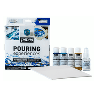 Pebeo Acrylic Pouring Experiences Discovery Kit x 6 - Art Academy Direct malta