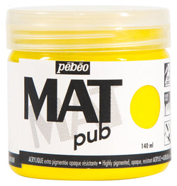Pebeo MAT Pub Acrylic 140ml (Indoor/Outdoor) - Art Academy Direct malta