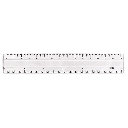 English-Metric Ruler 15cm (6)