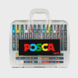 Posca Paint Markers Briefcase - Assorted Set of 20