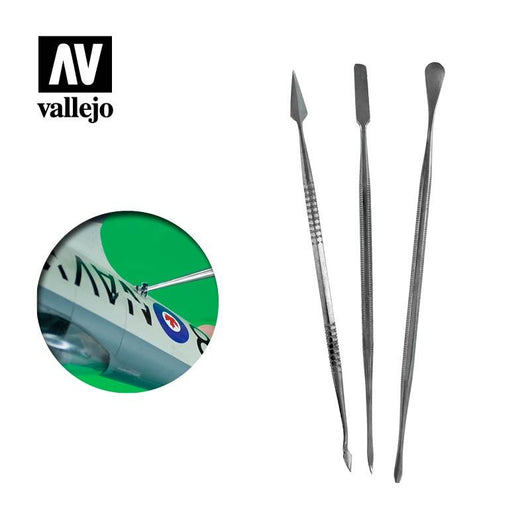 Set of 3 Stainless Steel Carvers (Double-Ended) - Art Academy Direct malta