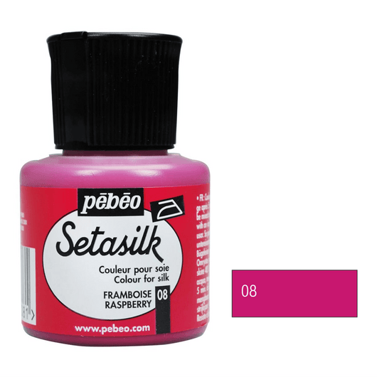 Pebeo Setasilk Silk Fabric Paint 45ml Colours & 20ml Gutta Resist Tubes -   Israel