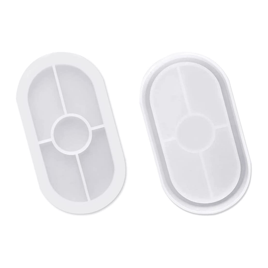 Silicone Coaster Mould - Oval Tray - Art Academy Direct malta