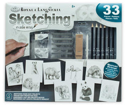Sketching made Easy (Animals) 33 piece - Art Academy Direct malta