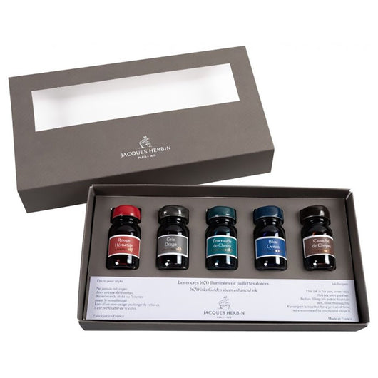 The 1670 Inks with Gold Glitter Gift Set - Art Academy Direct malta