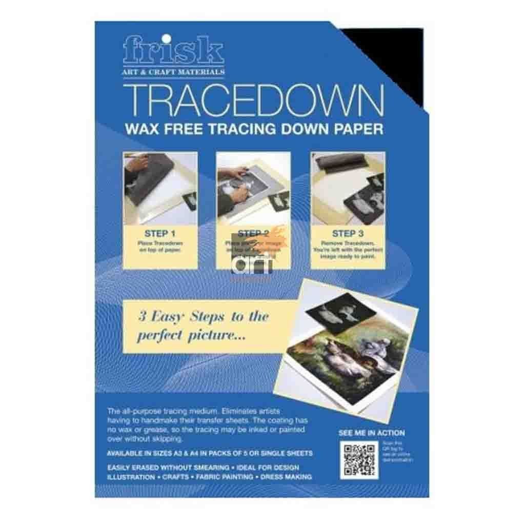Frisk Tracing Paper Pad A3 – 60gsm, 50 Sheets, Transparent Paper For Artists & Drafting