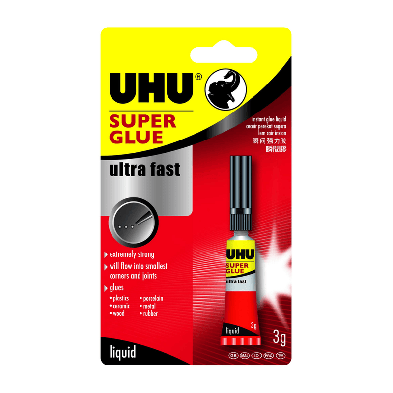 UHU Super Glue 3g – Art Academy Direct