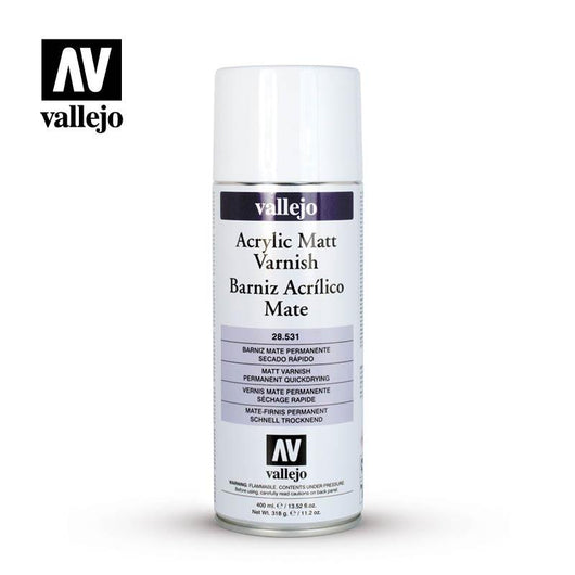 Vallejo Acrylic Spray Varnish 400ml - Art Academy Direct malta