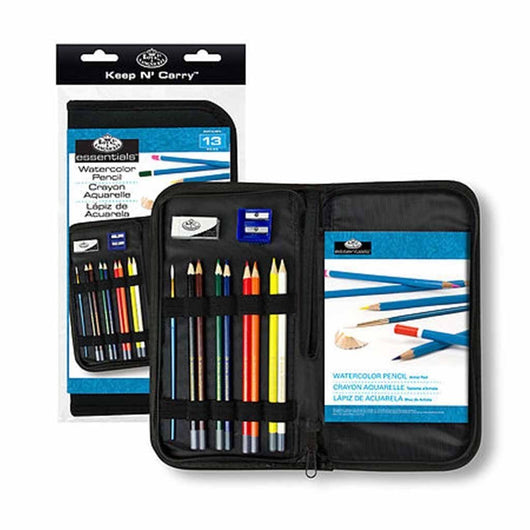 Watercolour Pencil Set with Pocket - Art Academy Direct