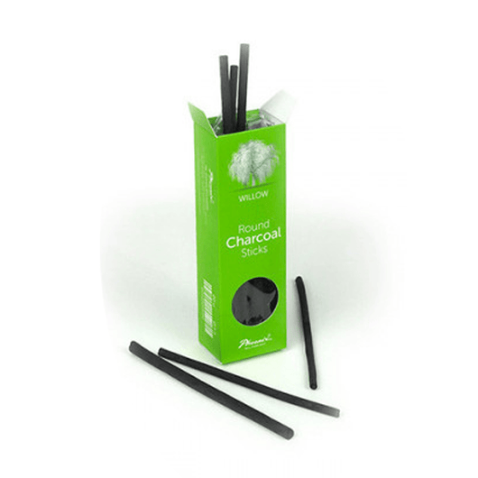 Willow Charcoal Round Charcoal Sticks 6-7mm - Art Academy Direct malta