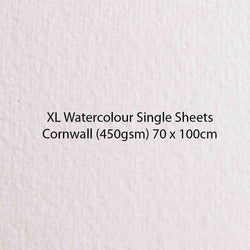 XL Watercolour Single Sheets (450gsm) 70 x 100cm - 1 sheet - Art Academy Direct
